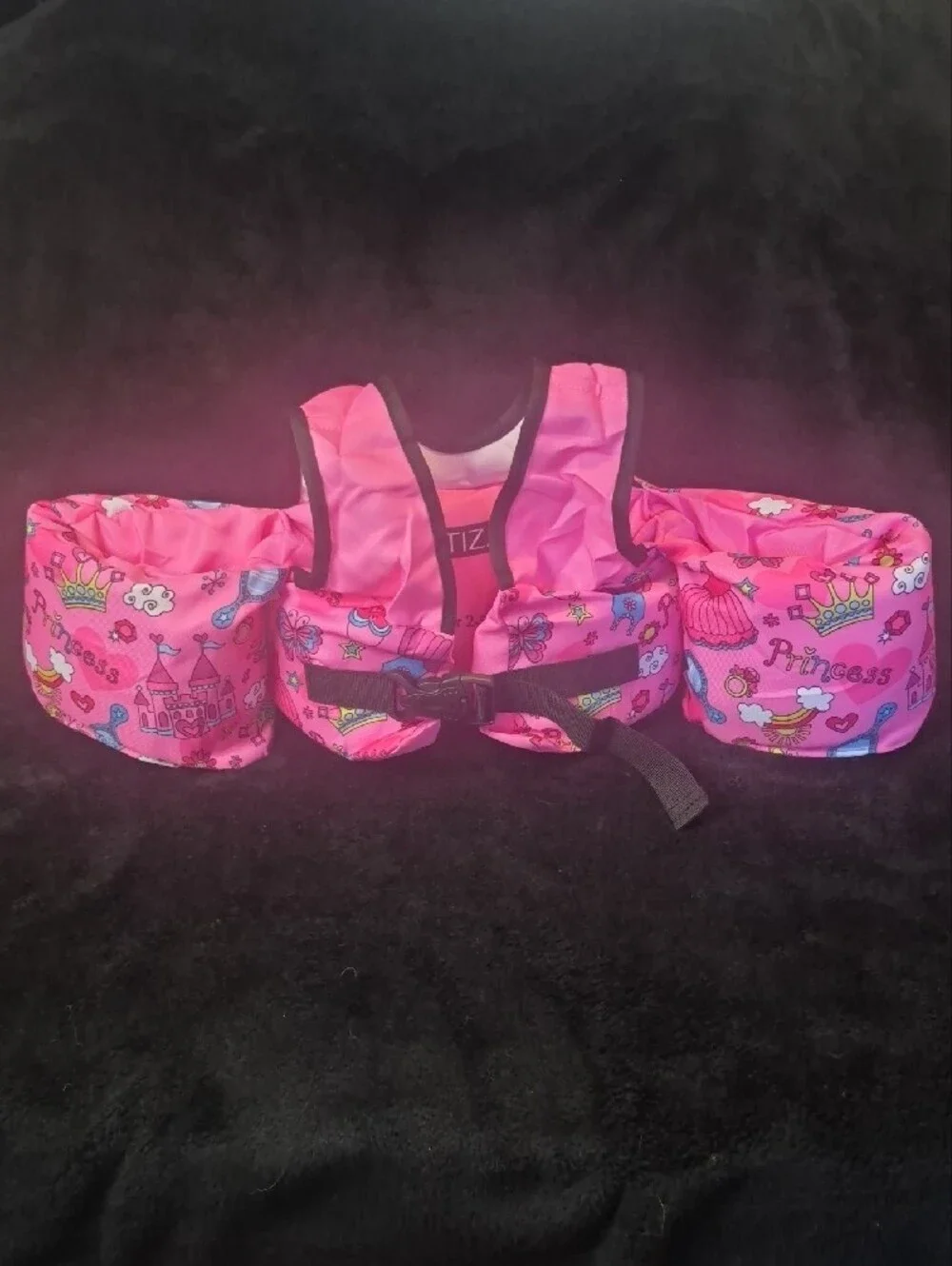 Pink Princess Float Swim Vest with Arm Bands